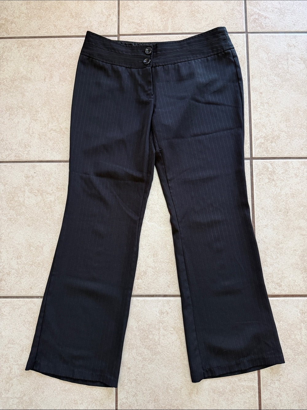 Maurices Black Elastic Waist Dress Pants